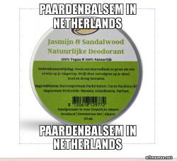 Paardenbalsem in Netherlands